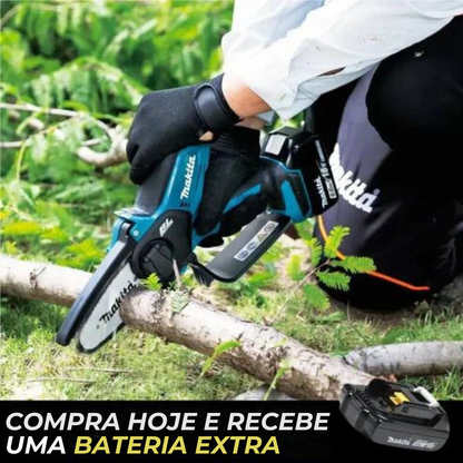 Motosserra sem fio Makita™ original, duas baterias + presentes